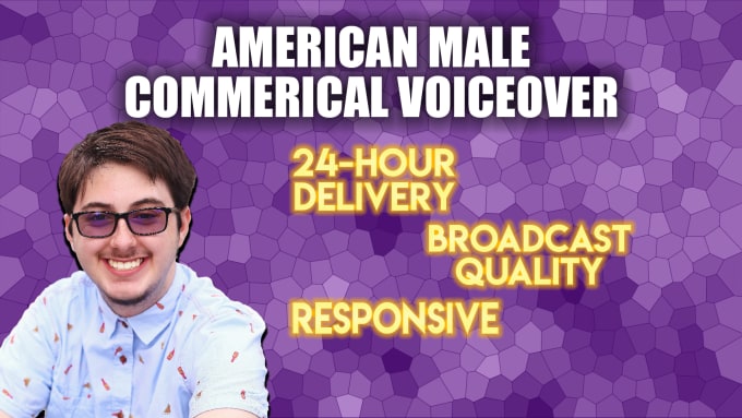 Gig Preview - Be your professional male commercial voice