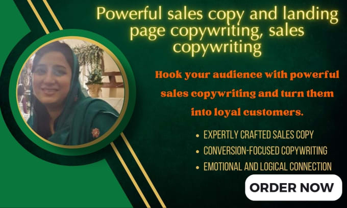 Gig Preview - Write sales copy and do landing page copywriting