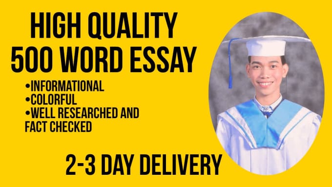 Gig Preview - Write 500 high quality essays