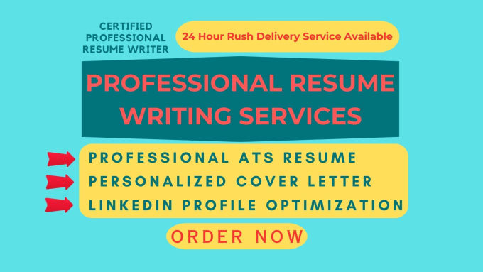 Gig Preview - Deliver 24 hour professional resume writing services