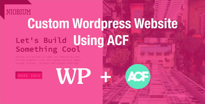 Gig Preview - Build your custom wordpress website using acf pro