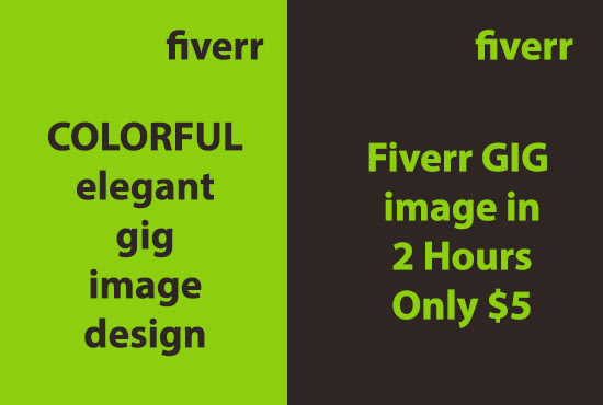 Gig Preview - Do stunning design for fiverr gig image