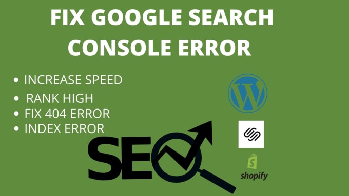 Gig Preview - Setup and fix google search console error, index coverage, semrush error, moz