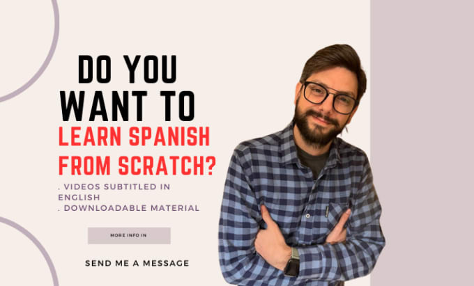 Gig Preview - Send you a basic spanish course