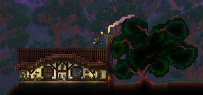 Gig Preview - Build a house,base,theme build in terraria or give items