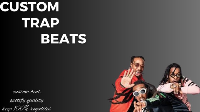 Gig Preview - Produce custom hip hop trap type beat spotify quality