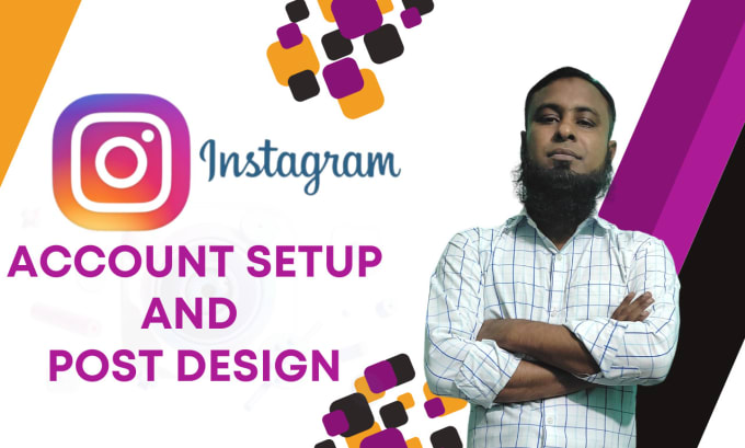 Gig Preview - Be your instagram account setup and post design