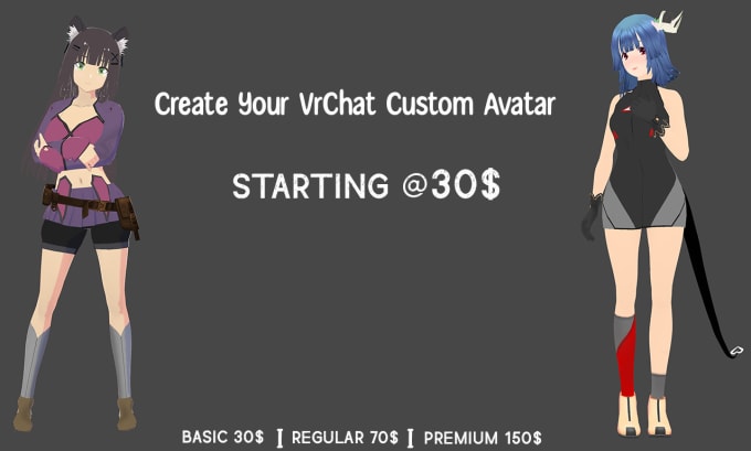 Gig Preview - Do custom a vrchat avatar for you