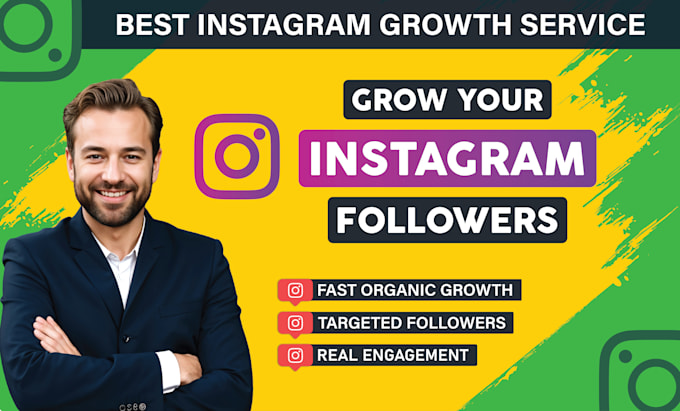 Gig Preview - Grow your instagram page to boost organic growth followers and engagement