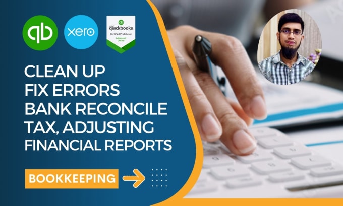 Gig Preview - Clean up and reconcile in quickbooks and xero