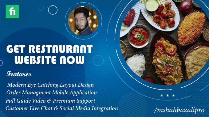 Gig Preview - Build a restaurant website with online food ordering system