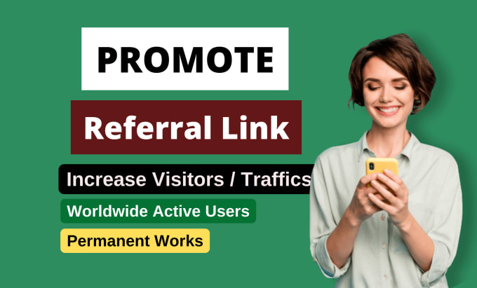 Gig Preview - Promote your referral link on total social media