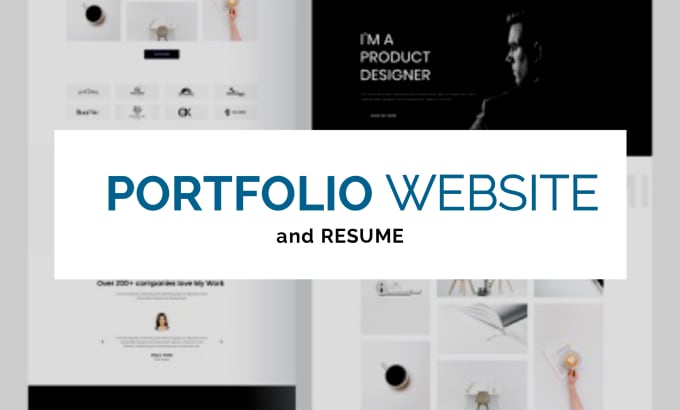 Gig Preview - Design portfolio and resume website and printable portfolio