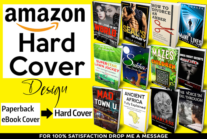 Gig Preview - Create hard cover for amazon