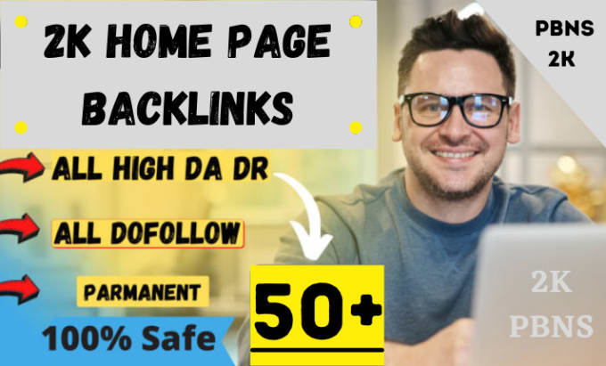 Gig Preview - Make 2000 plus home page backlinks