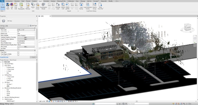 Gig Preview - Create a digital twin model, scan to bim model, point cloud to 3d revit model