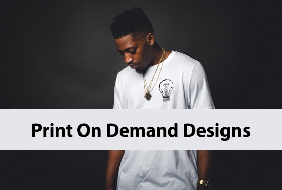 Gig Preview - Do print on demand products designing services