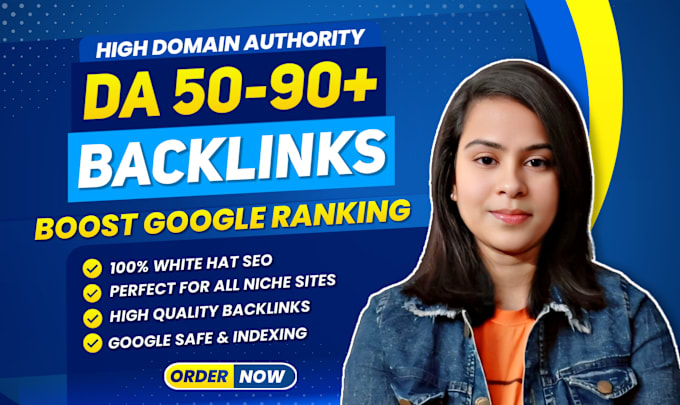 Gig Preview - Create mixed backlinks da 50 to 100 for monthly off page SEO service