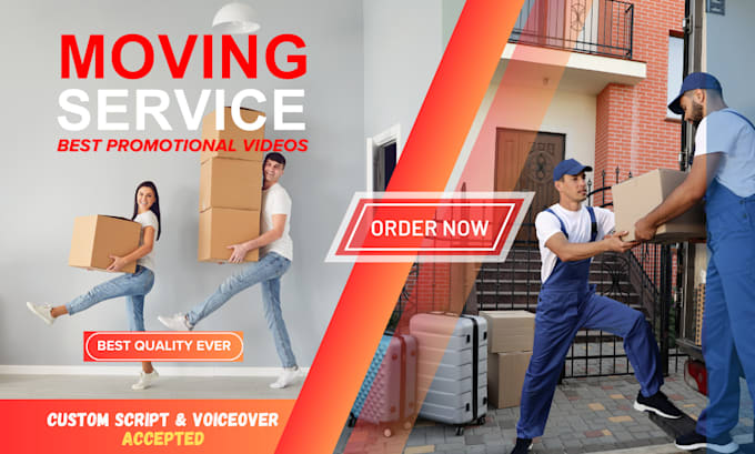 Gig Preview - Do movers video moving service moving company video