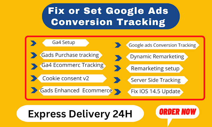 Gig Preview - Facebook offline conversion or google ads offline conversion tracking