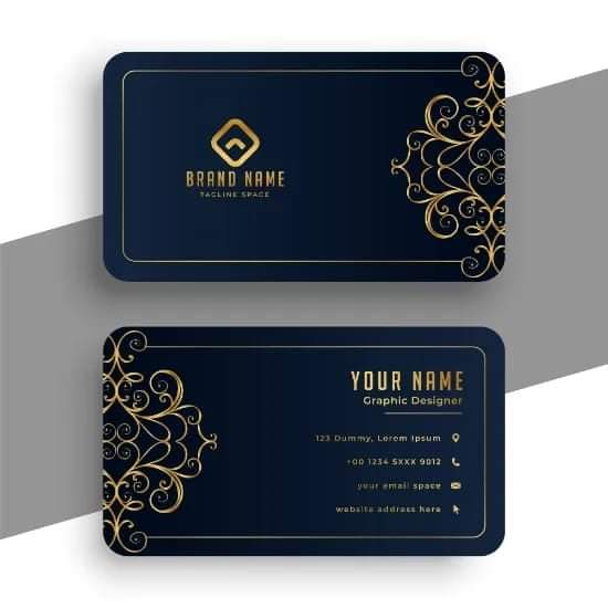 Gig Preview - Do luxury, eye catching, outstanding business card design