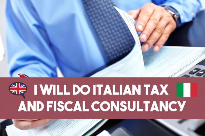 Gig Preview - Do italian tax and fiscal consultancy