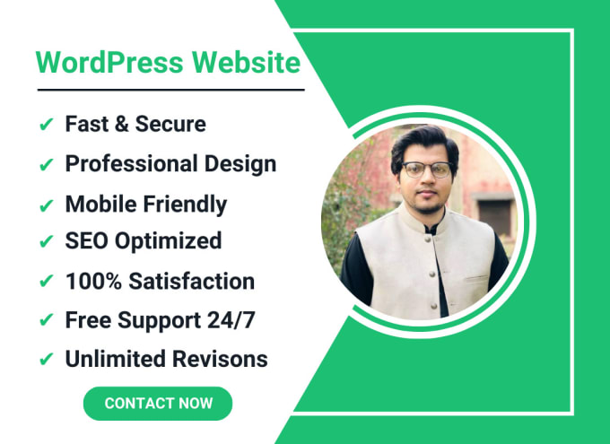 Gig Preview - Create professional wordpress website design