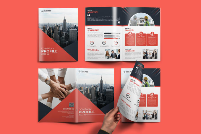 Gig Preview - Do business brochure design, company profile, catalog, booklet, or annual report