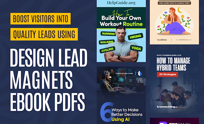 Gig Preview - Design your pdf lead magnet, ebook, workbook professionally