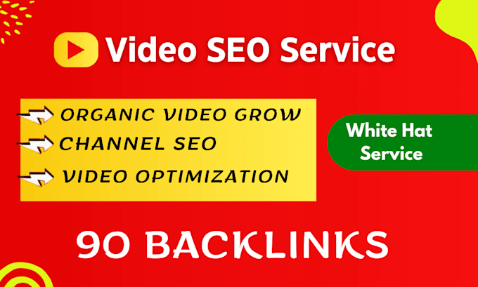 Gig Preview - Be youtube video SEO expert backlinks for channel improving