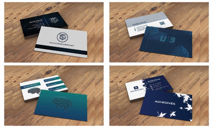 Gig Preview - Design professional, modern, minimalist, luxury business card with qr code