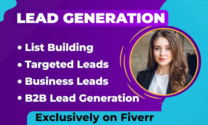 Gig Preview - Do b2b lead generation, prospect list, linkedin, and email list building