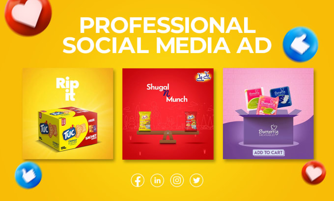 Bestseller - make professional social media ads, creative ads, and animated video ads