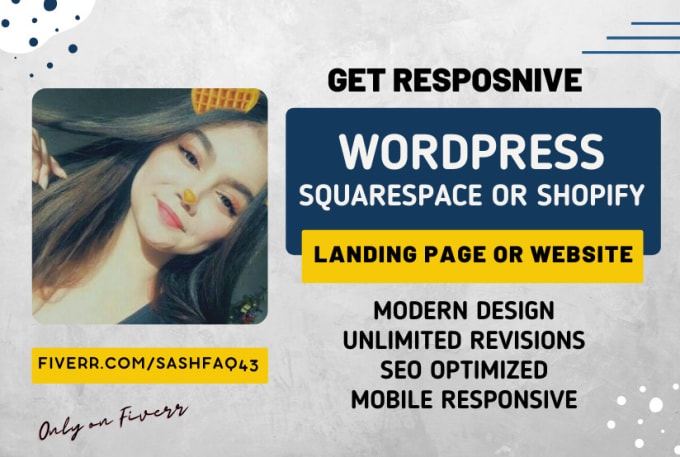 Gig Preview - Create responsive website and landing page design