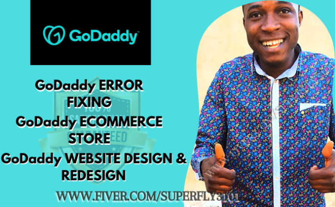 Gig Preview - Do a phenomenal godaddy website redesign godaddy website design or fix errors