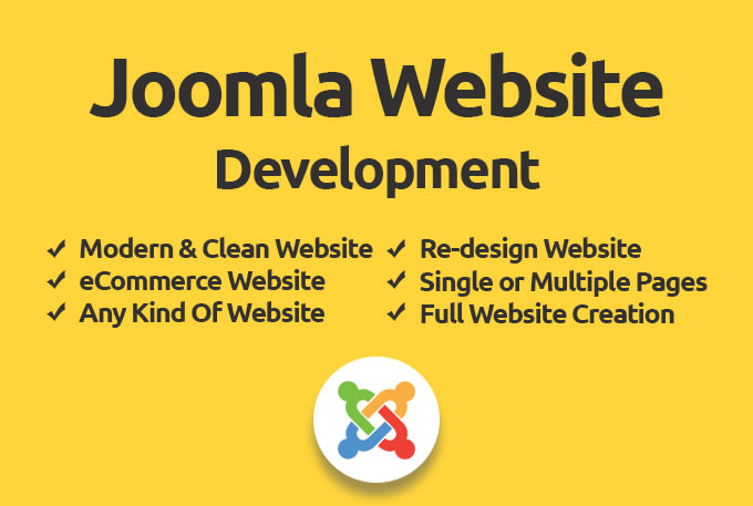 Gig Preview - Develop joomla website or template and redesign website