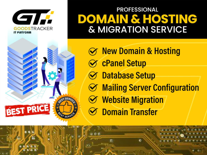 Gig Preview - Provide fast and reliable domain and hosting setup services