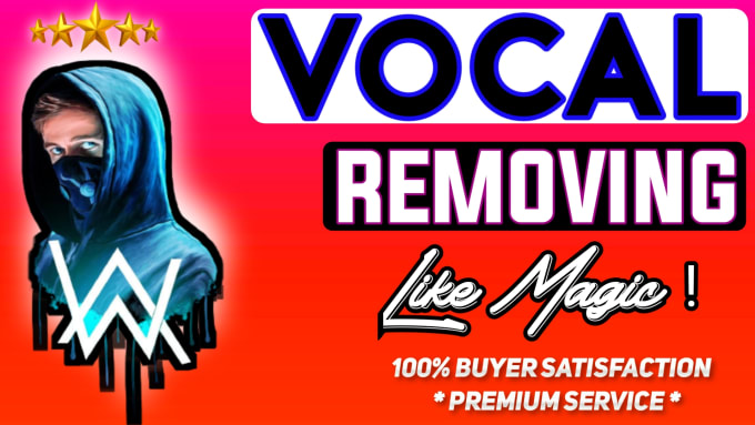 Gig Preview - Remove or extract vocal in less than 30 minutes