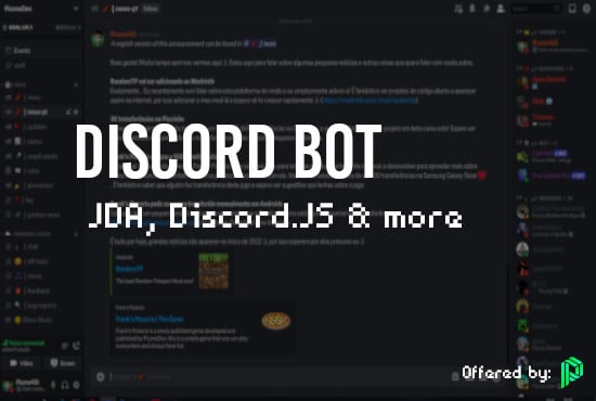 Gig Preview - Code a discord bot for you