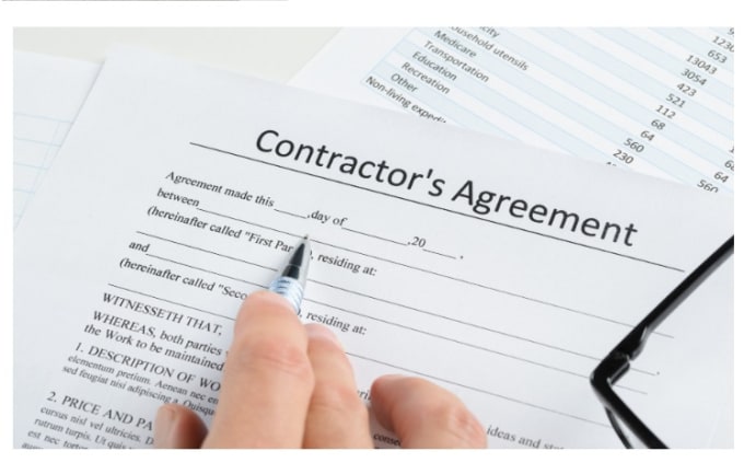 Gig Preview - Write a legally compliant self employed contractor agreement