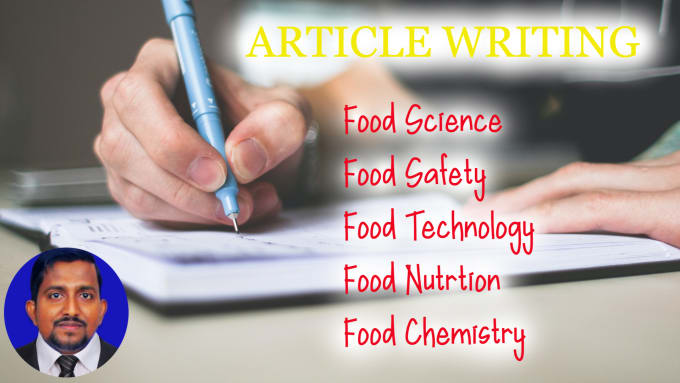 Gig Preview - Write articles related to food science and technology