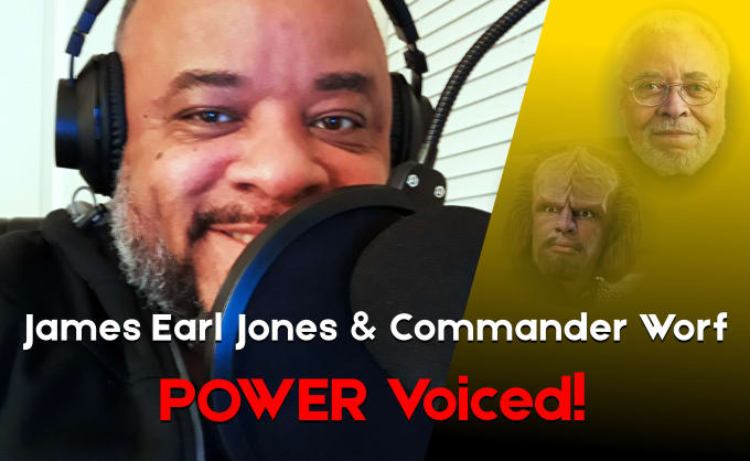 Gig Preview - Record the best james earl jones and commander worf impressions on fiverr