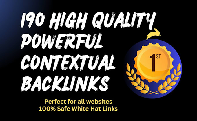 Gig Preview - Create high authority contextual backlinks off page SEO link building service