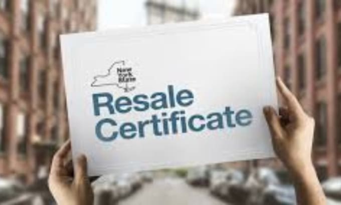 Gig Preview - Create resale certificates in all states of the USA