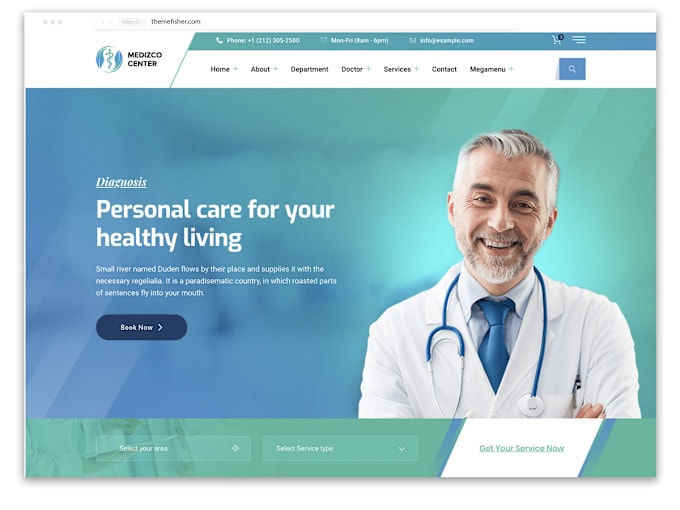 Gig Preview - Design dental clinics, doctors, hospitals, and healthcare fitness website