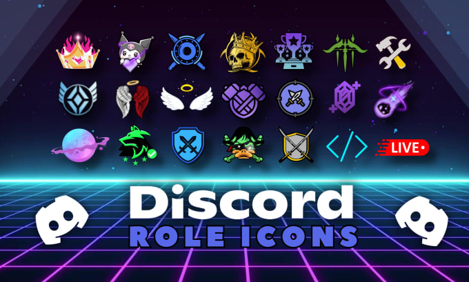 Gig Preview - Design discord role icons