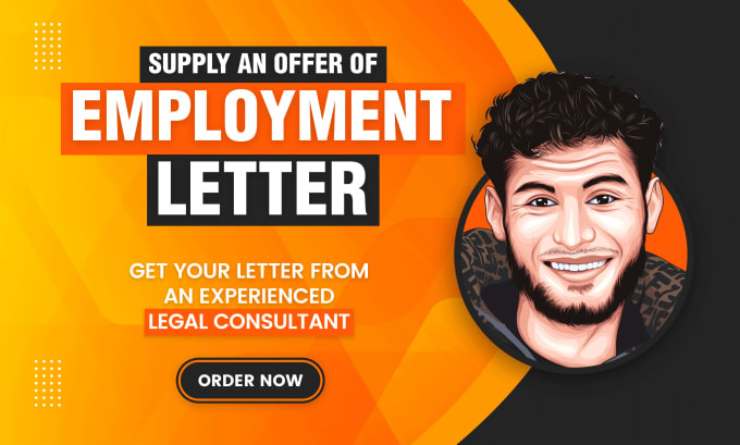 Gig Preview - Supply an offer of employment letter for employers