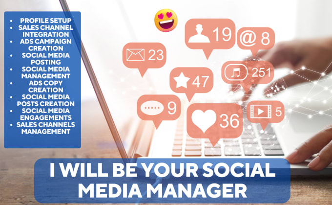 Gig Preview - Be your social media marketing manager and content creation