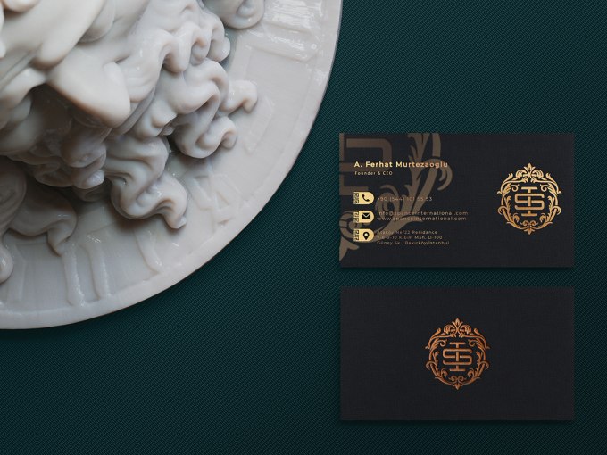 Gig Preview - Do luxury business card design