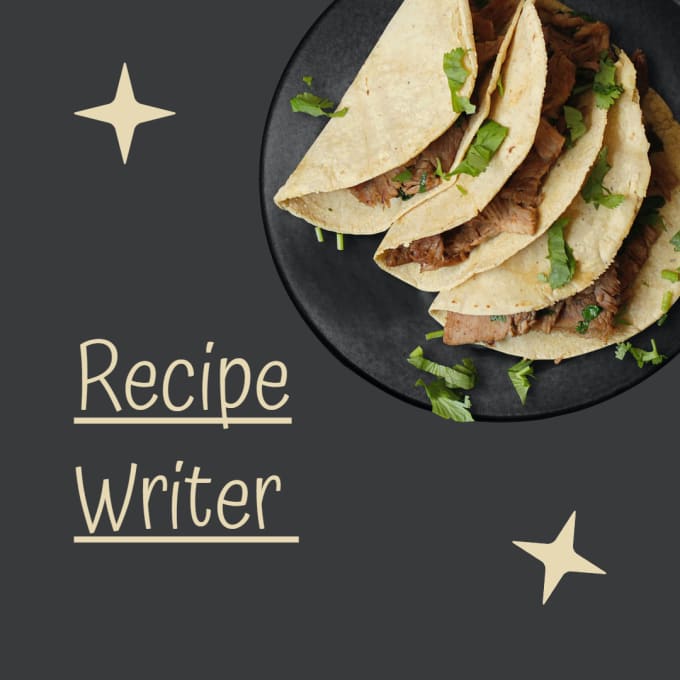 Gig Preview - Write healthy  recipes and food blogs for your website